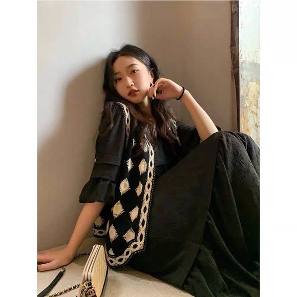 Boho Women Sweater Vest Waistcoat - Picture 5 of 8